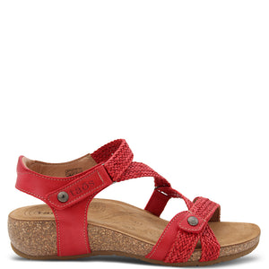 Taos Trulie Womens Sandal Red