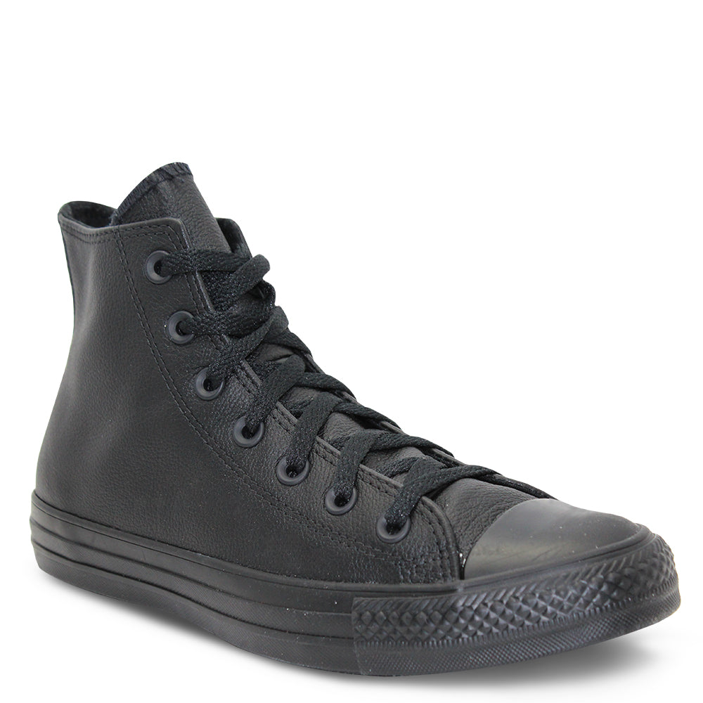 Converse Chuck Taylor All Star Leather Hi Tops Black Converse