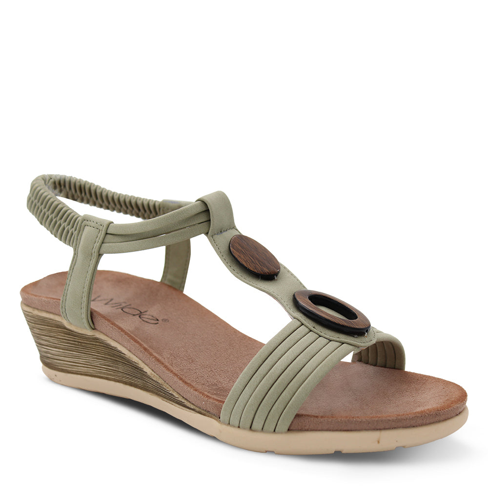 Wilde Sundial Women's wedge sandals Khaki