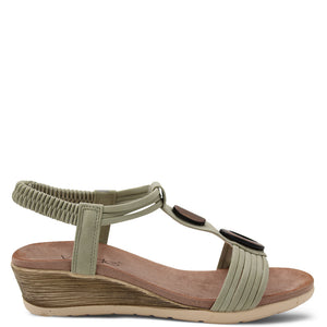 Wilde Sundial Women's wedge sandals Khaki