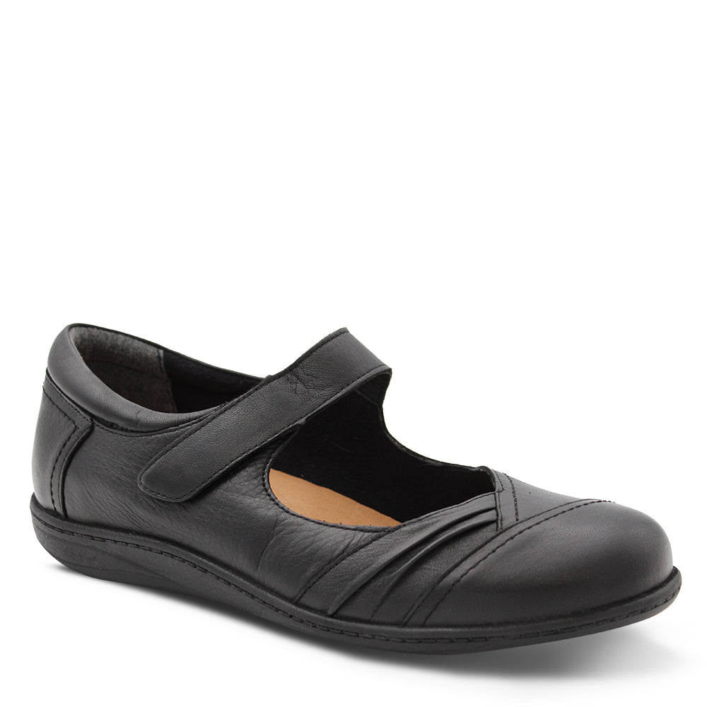 Bueno Nina Womens Flat Casual Shoes Black