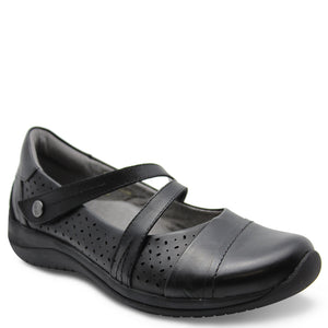 Earth Galilei womens flat casual shoes black
