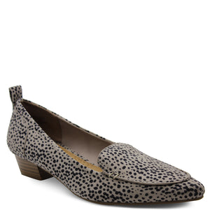 Step On Air Esteem womens low heel shoes leopard print