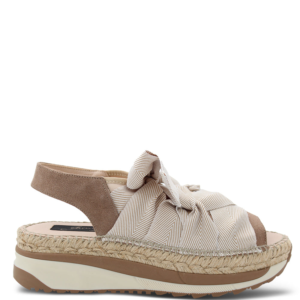 Gaimo Vena Women's Wedge Sandals Taupe