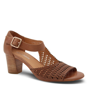 Django & Juliette Carys Women's Block Heels Tan