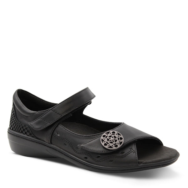 Klouds Venice Black Womens Sandals
