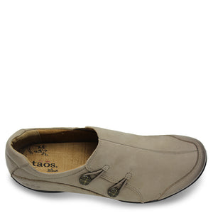 Taos Encore womens flat casual shoes taupe
