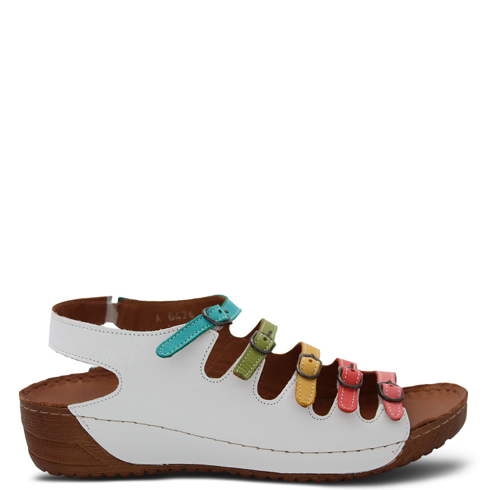 Adesso Astrid Women's Flat Sandals Rainbow 