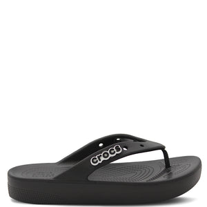 Crocs Classic Platform Women's Thongs Black