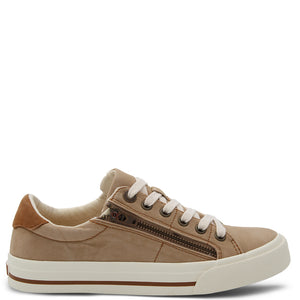 Taos Footwear Z Soul Women's Canvas Sneakers Tan