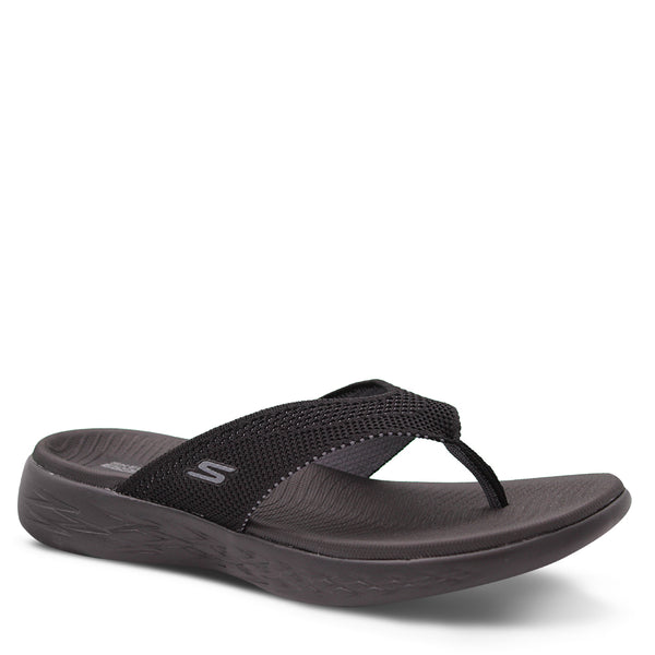 Skechers On The Go 600 Women's Thongs Black