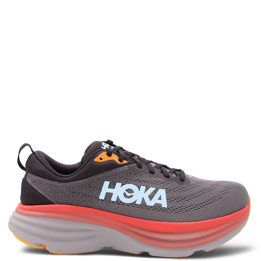 Hoka Bondi 8 Men's Running Shoes Anthracite Rock