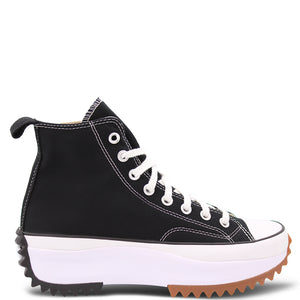 Converse Run Star Hi Sneakers Black White