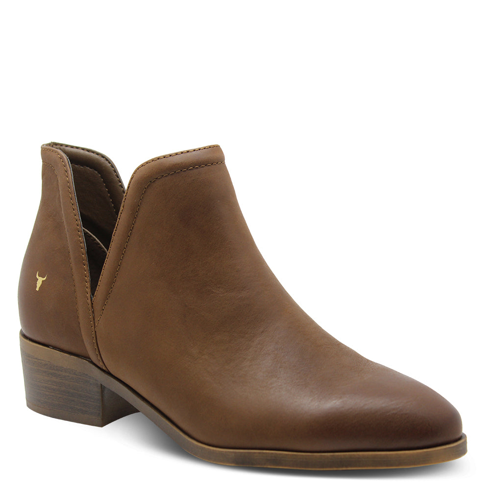 Windsor Smith Razel Womens Tan Heel Boot