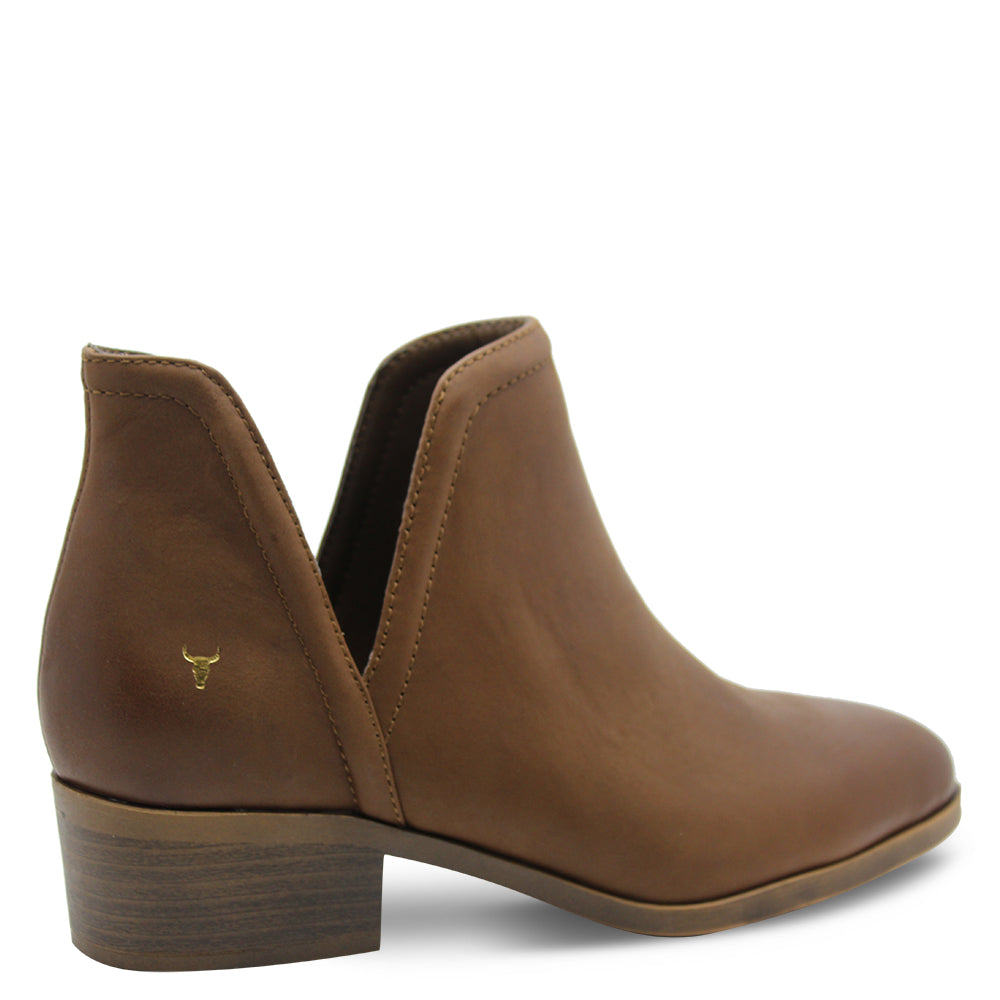 Windsor Smith Razel Womens Tan Heel Boot