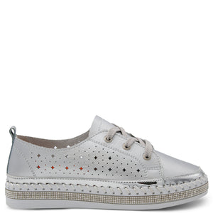 Just Bee Casini Womens lux sneakers Silver