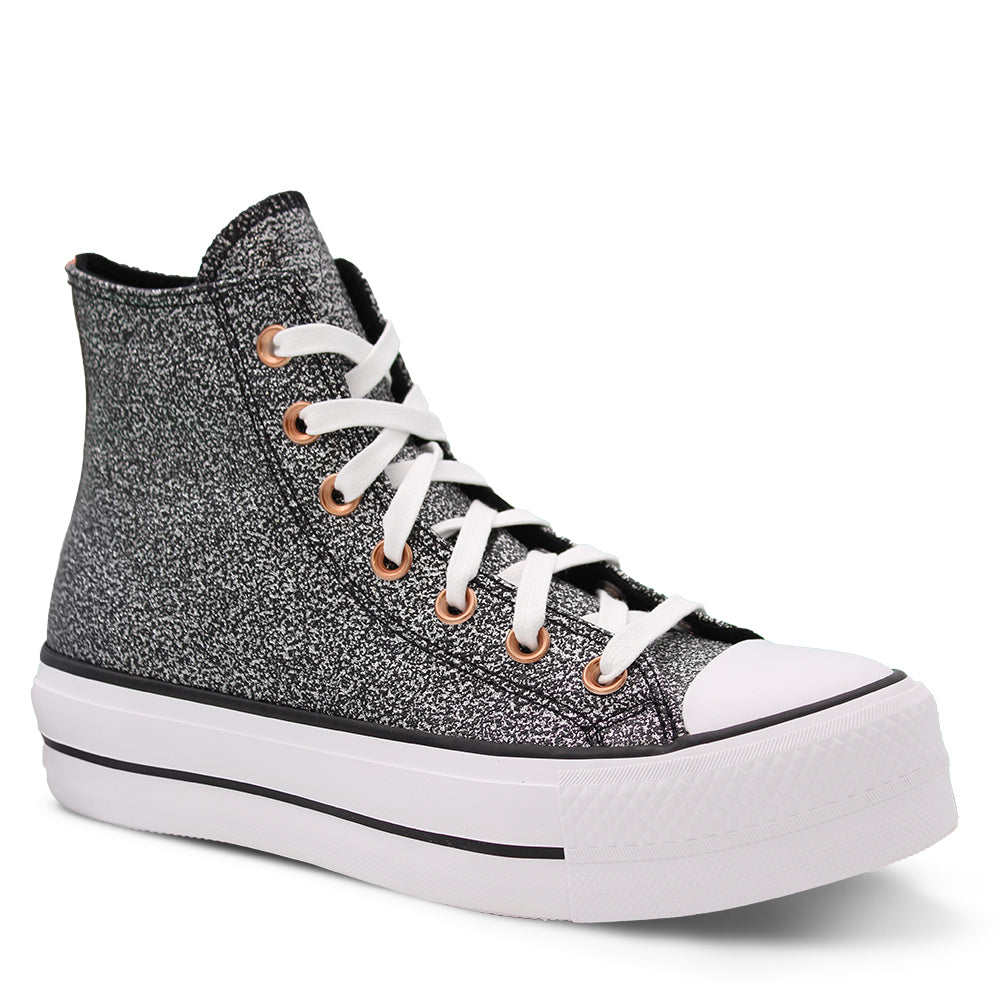 Converse CT Lift Forest Glam Women's Hi Top Sneakers Black Copper