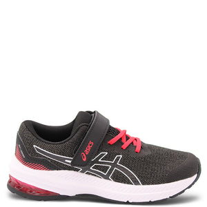 Asics GT1000 11 PS Kids Running Shoes Black Red