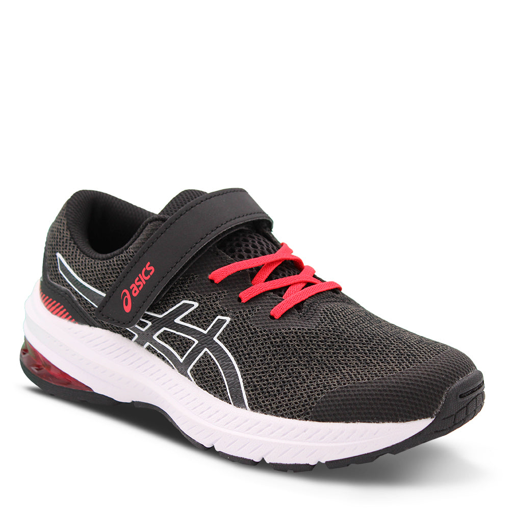 Asics GT1000 11 PS Kids Running Shoes Black Red