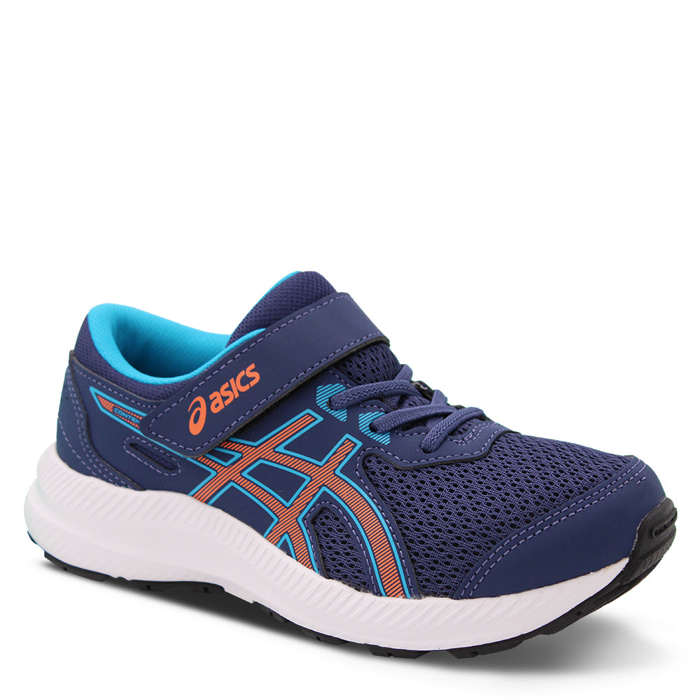 Asics Contend 8 PS Running Shoes Blue Peach