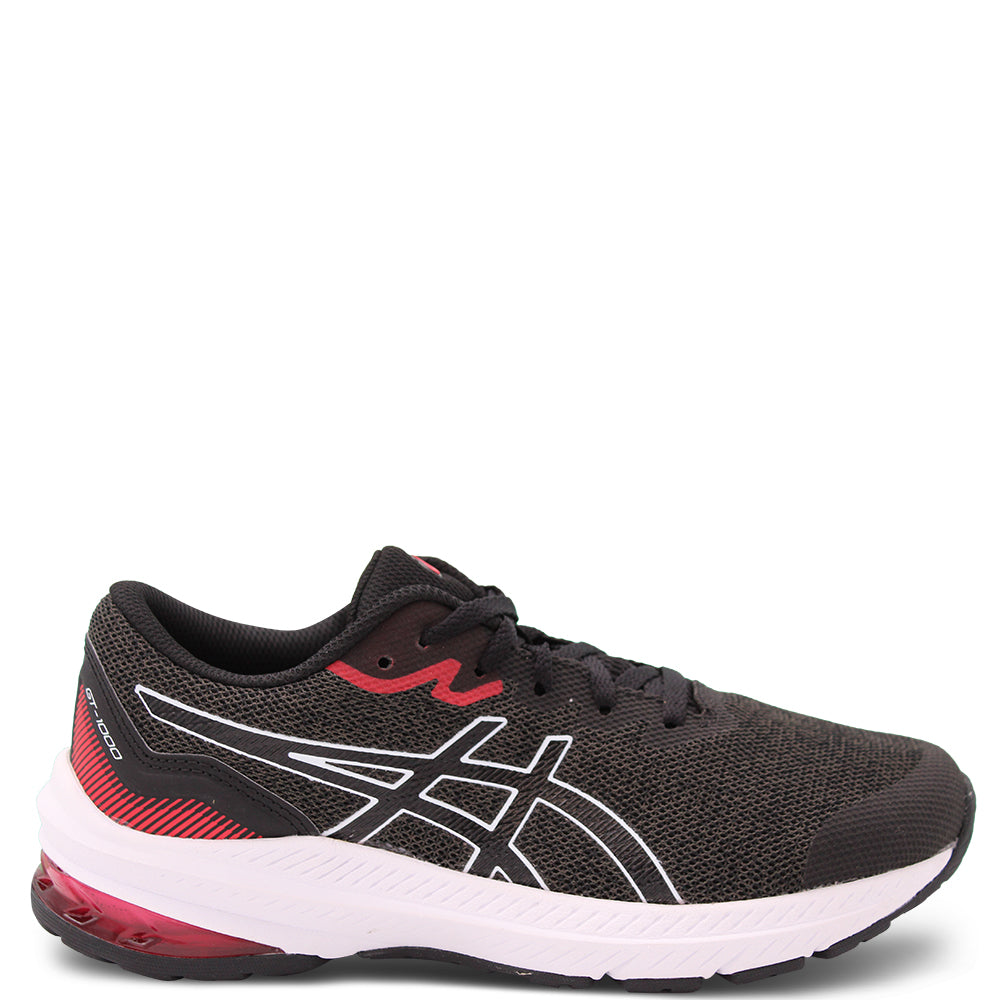 Asics GT1000 11 GS Kid's Running Shoes Sports Shoes Black Red