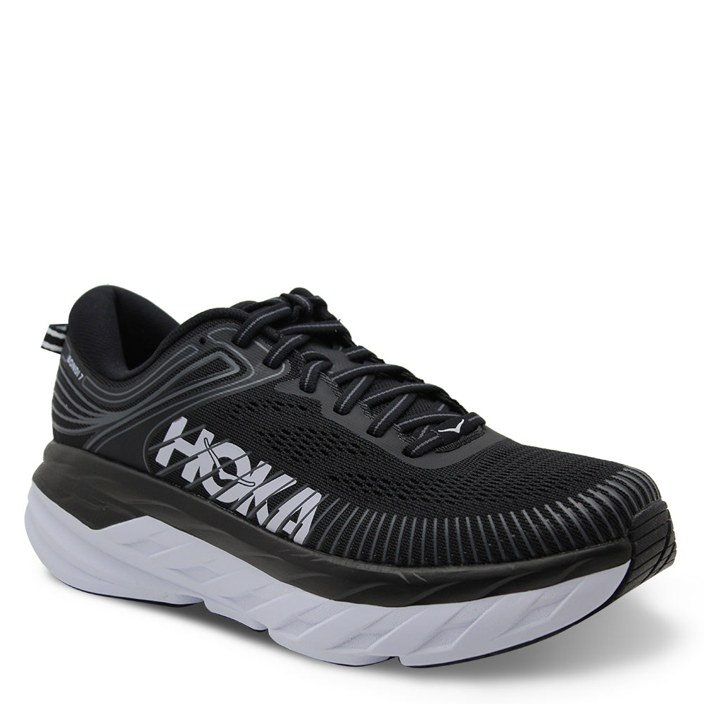 Hoka Bondi 7 Womens Black/White Runner