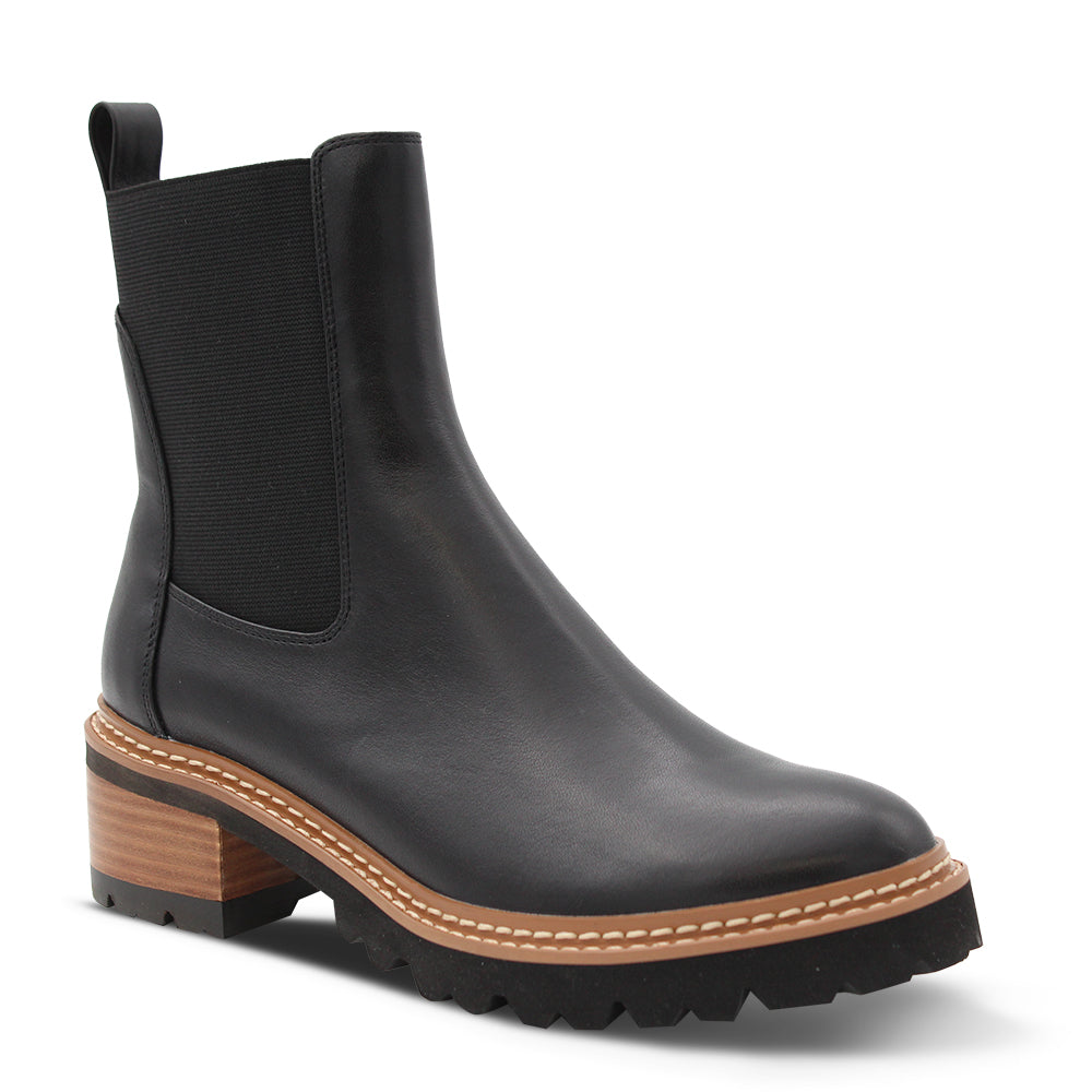 EOS Footwear Linear Women's Chunky Sole Boots Black
