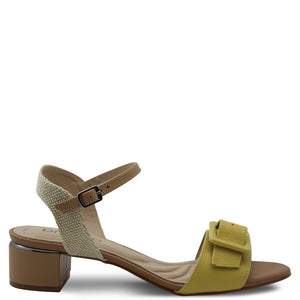 Brazillio ST1750508 Women's Yellow Heel Sandal