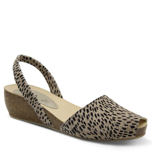 Ria Menorca Cardona Leopard Womens Sandal