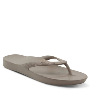 Archies Arch Support Flip Flops in Taupe