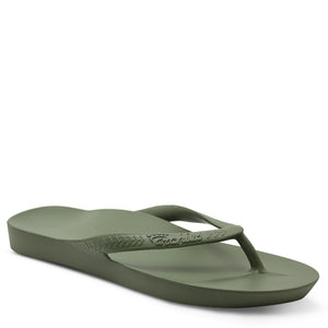 Archies Arch Support Thongs Khaki