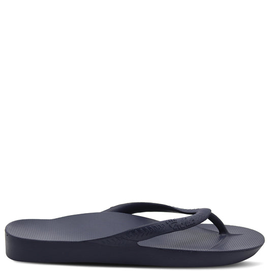 Archies Arch Support Thongs Navy