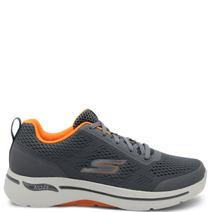 Skechers Idyllic Mens Sneakers Charcoal/Orange