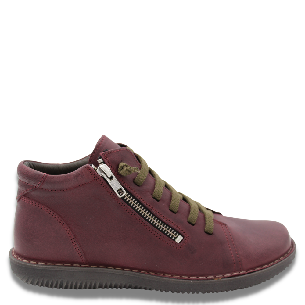 Zeta Madge Women's Flat Boots Vino Red