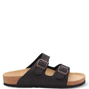 Neckermann N2718 Double Bar Unisex Slide Black