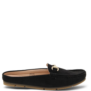 Laguna Quays Nat Women's Flat Slide Black