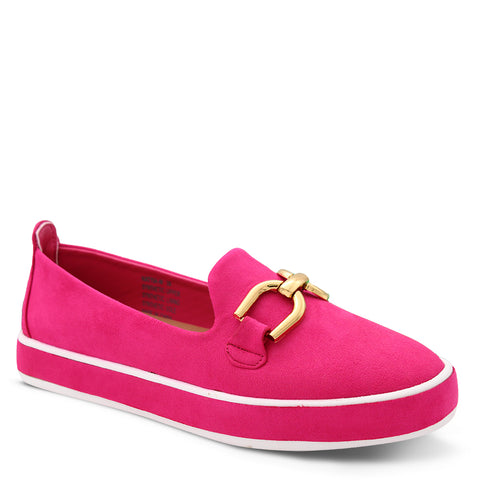 Laguna Quays Natyia Women's Flat Slip On  Hot Pink