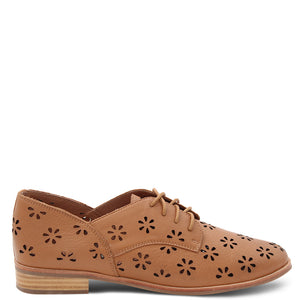 Mollini Quarlos Women's Flat Derby Style Shoes Tan