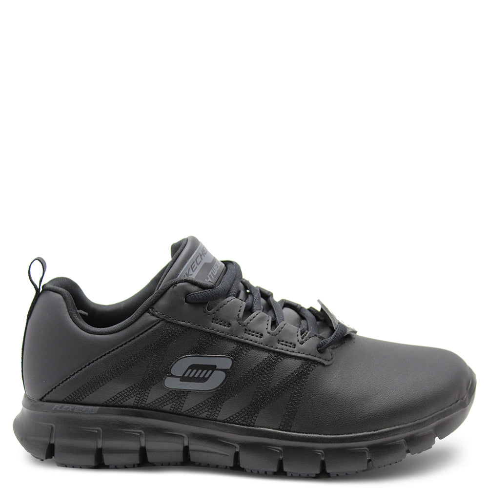 Skechers Erath Black Womens Work shoe