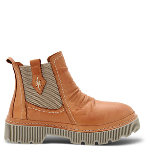 Sala Ripper Women's Flat Chunky Boot Coconut