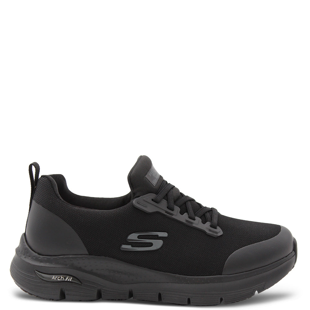 Skechers Vermical Arch Fit SR Women's Work Shoes Black