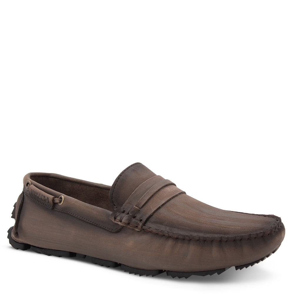 Ferracini Von Men's Dress Slip On Chocolate