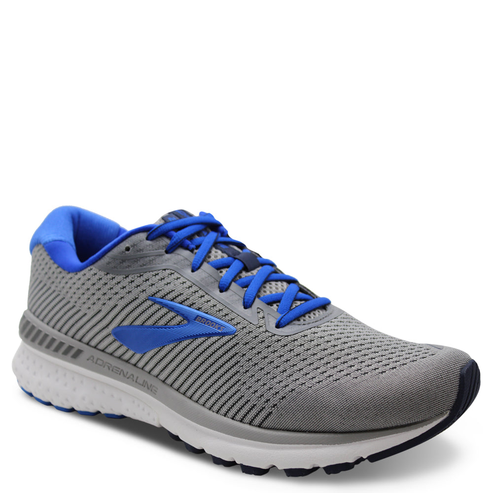 Brooks Adrenaline GTS 20 Mens Grey/Blue Runner