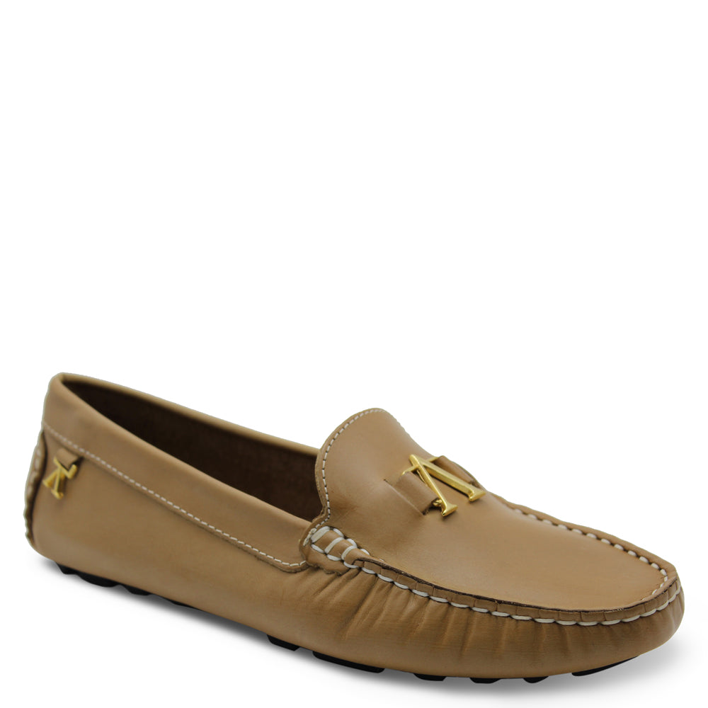 Andacco Alice Taupe Womens Moccasin
