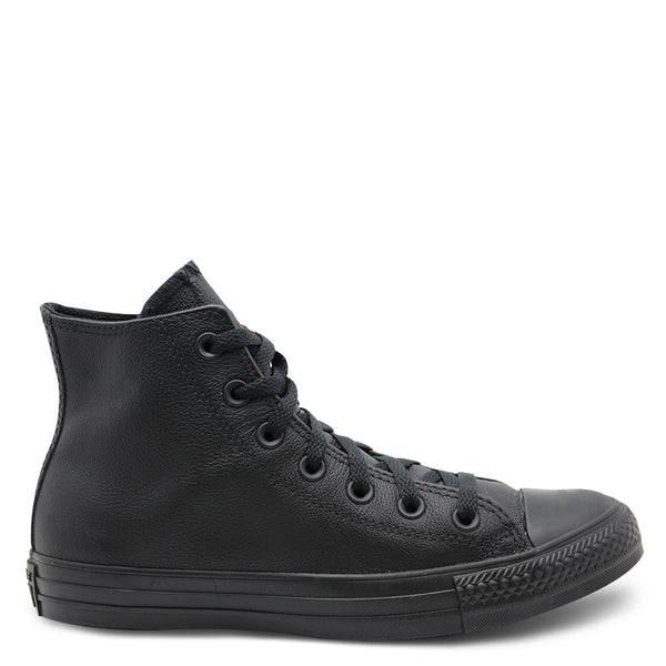 Converse Chuck Taylor All Star Leather Hi Tops Black | Converse