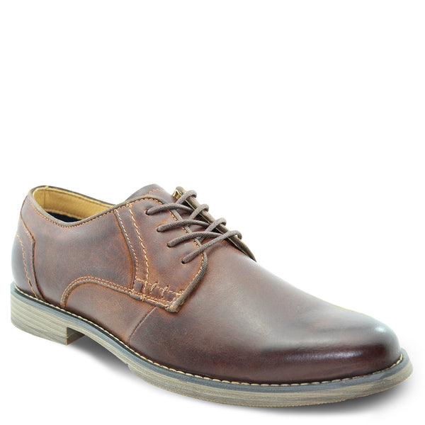 Colorado Miles Mens dress lace shoes Dark Tan