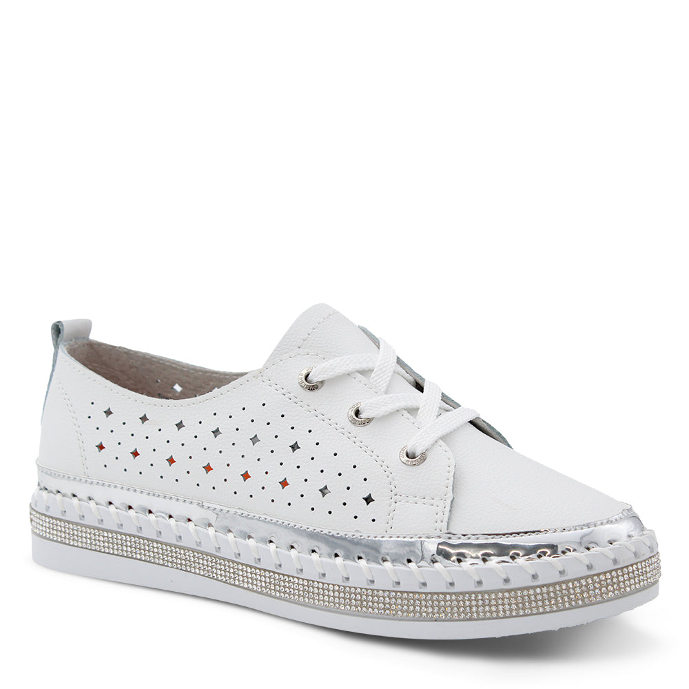 Just Bee Casini Womens lux sneakers White