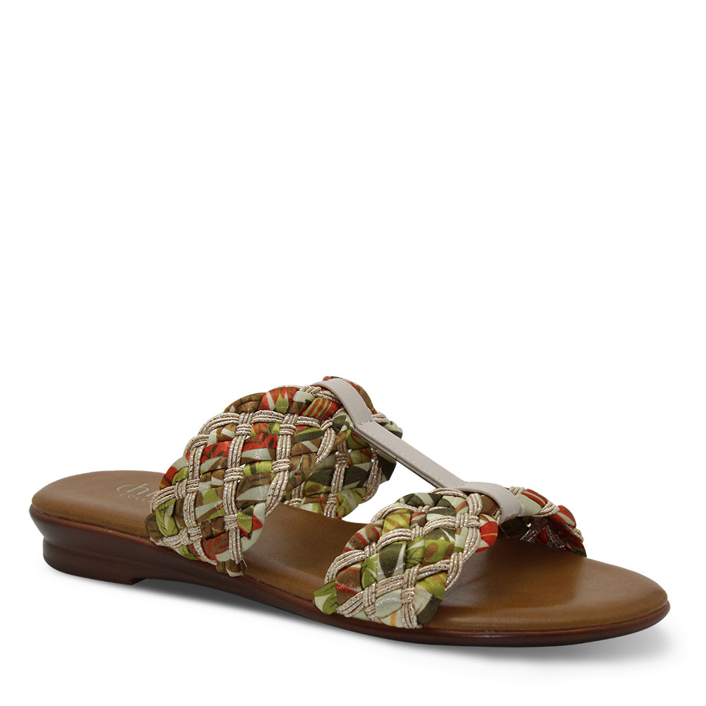 Chrissie Dallas Womens Beige Slide