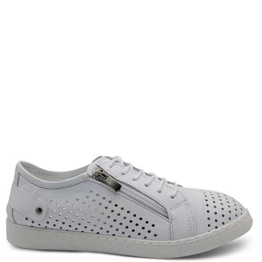 Cabello EG17 White Womens Casual Sneaker