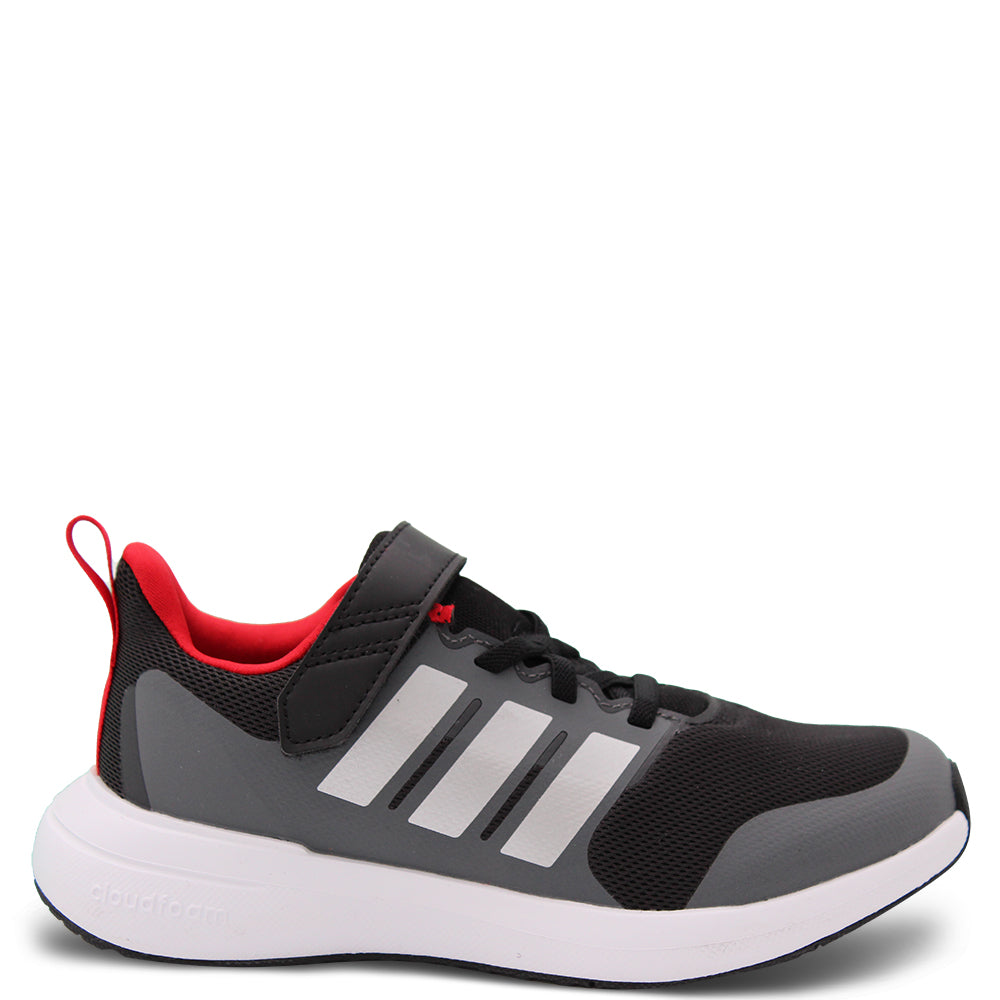 Adidas Fortarun Kids Running Shoes Black White Red